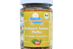 Vesperbänkle Bärlauch-Tomate-Pfeffer Brotaufstrich
